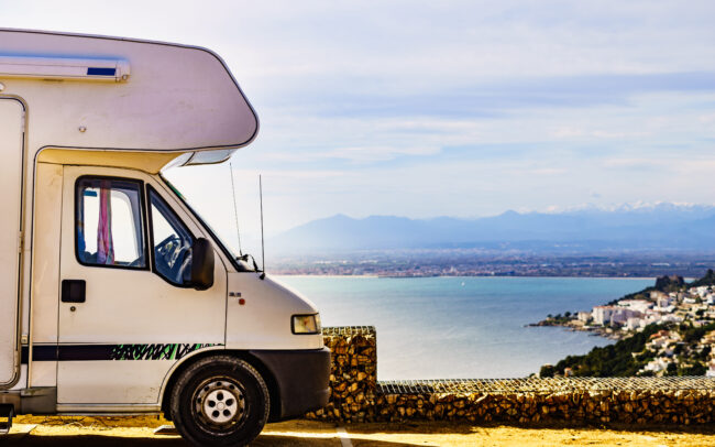 Route côtière avec un camping car Espagne