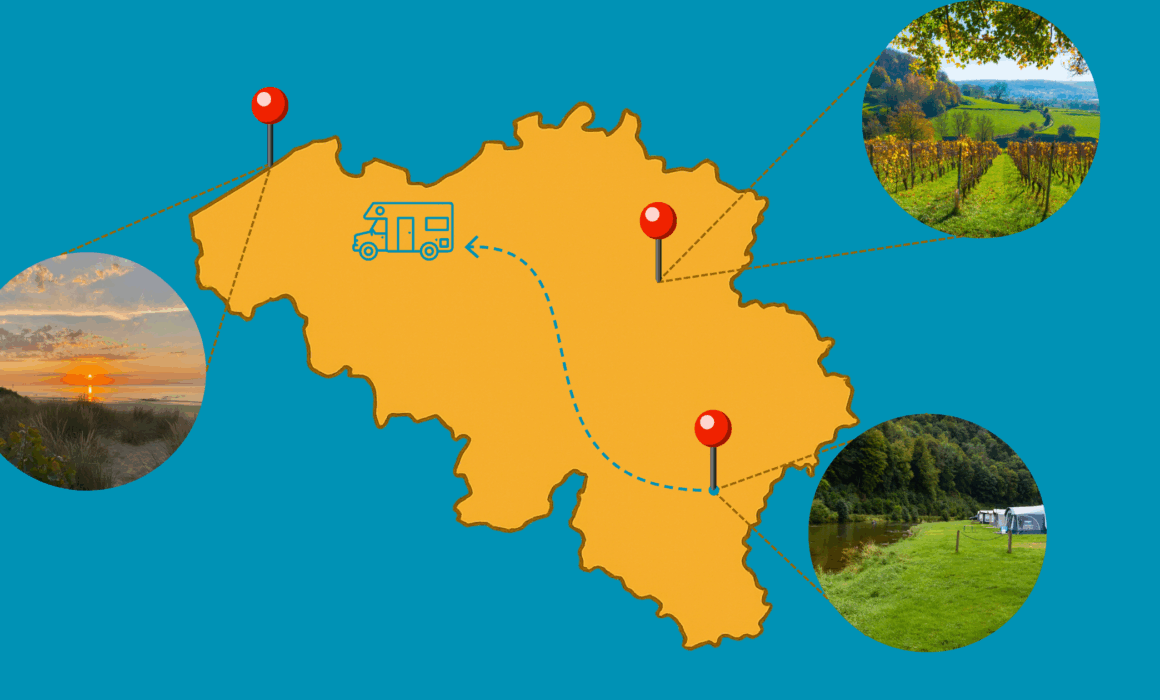 Motorhome roadtrip in Belgique