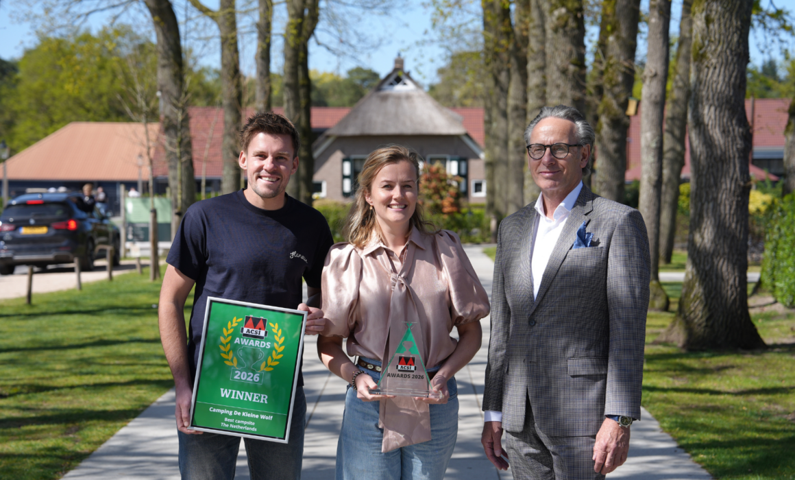 campingeigenaren ramon van reine uitreiking acsi award